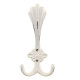 Knage med 2 kroge, antique creme